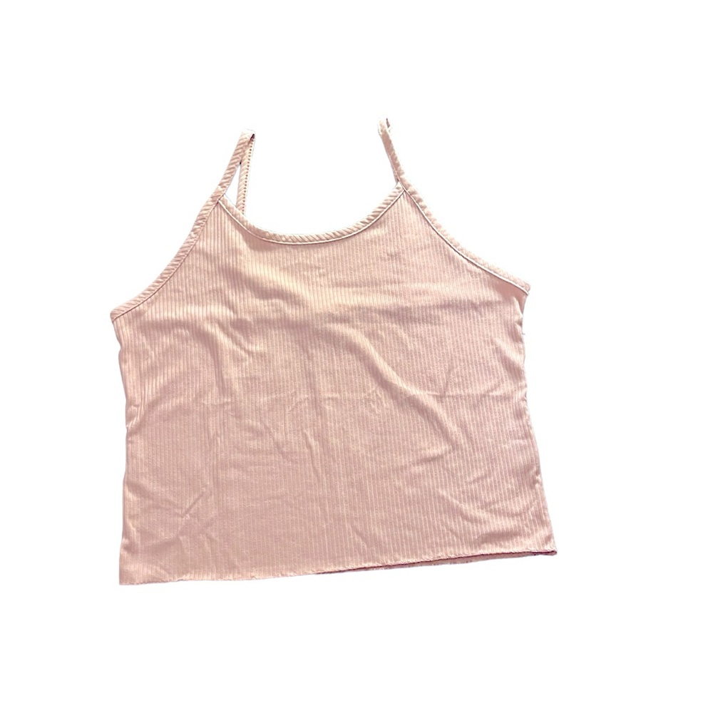 Light Pink Ribbed Camisole
